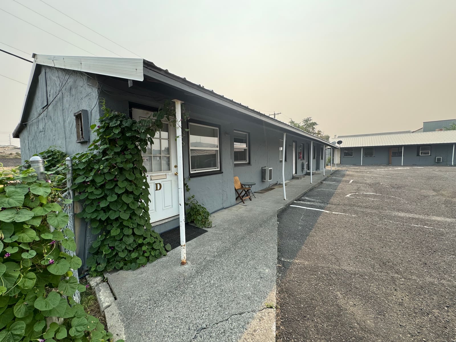 Exterior of a repositioned mixed-use building in Ephrata, Washington